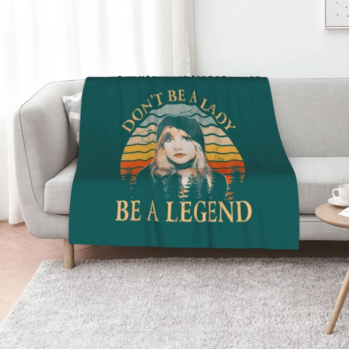 

Stevie Nicks Vintage Stevie-Nicks Rock Band Dont Be Lady - Be a Legend Throw Blanket Sofa Summer Beddings Furry Blankets