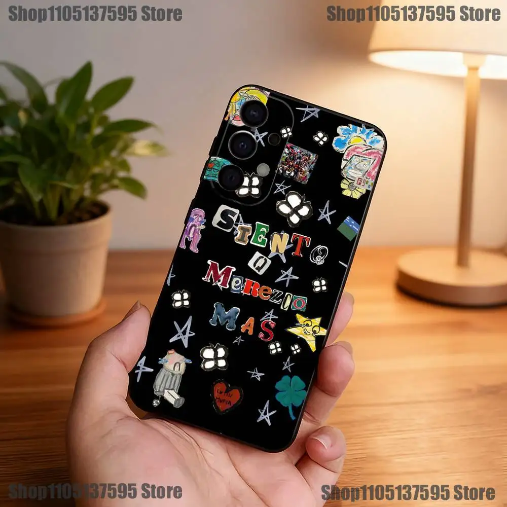 เคสโทรศัพท์ลายวงดนตรีลาตินมาเฟียสุดฮิต สำหรับ Samsung S25,S24,S21,S22,S23,S30,Ultra,S20,Plus,Fe,Lite,5G สีดำ