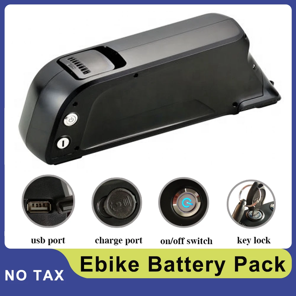 Dolphin 36V 48volt Ebike Battery Pack 10Ah 13Ah 15Ah For Electric Mountain Bicycle Bafang Motor Power 18650 Lithium Akku