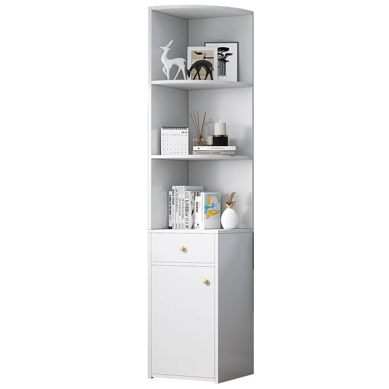 

shelf corner storage living room bedroom side cabinet