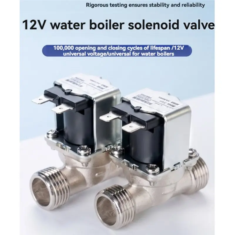 A97T Solenoid Valve(Quick-Connect) 2PCS Drain Valve/Water Inlet Valve For RO Water Aurifiers Purifier 12V 4-Point Thread