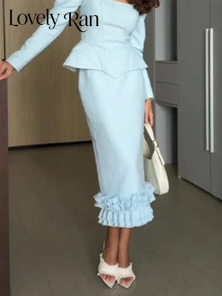 Solid Women Coat Square Collar Long Sleeve Cinched Waist Crop Female Top And Wide Leg Pant Chic Lady Office Commute Autumn 2026