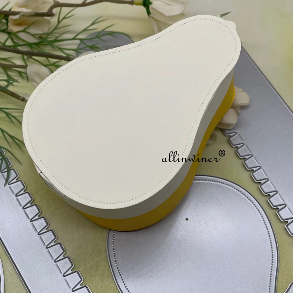 

New pear-shaped box DIY Craft Metal Cutting Die Scrapbook Embossed Paper Card Album Craft Template Stencil Dies