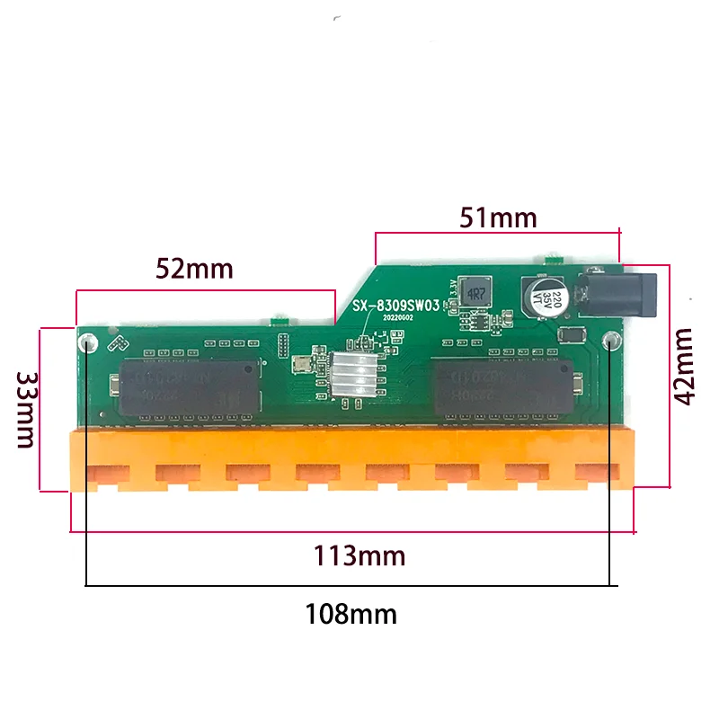 OEM New model 8 Port Desktop RJ45 Ethernet Switch 10/100mbps Lan Gigabit  switch rj45  tp-link ethernet switch