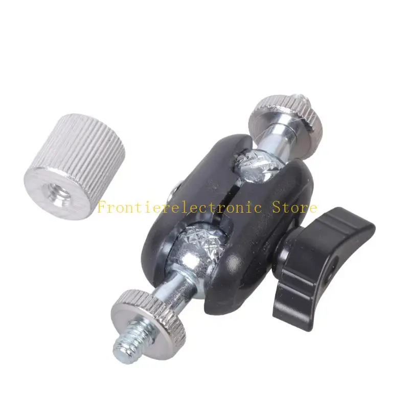 G8DB 1/4" Female to 1/4" Female Extension BallHead Adapter 360Degree Rotation