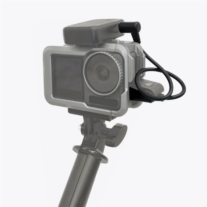 AED7-كابل صوت من النوع C إلى 3.5 ملم لـ DJI OSMO Action 5 PRO/2/3/4 /5 جيب الكاميرا 3 ميكروفون محول ميكروفون الصوت