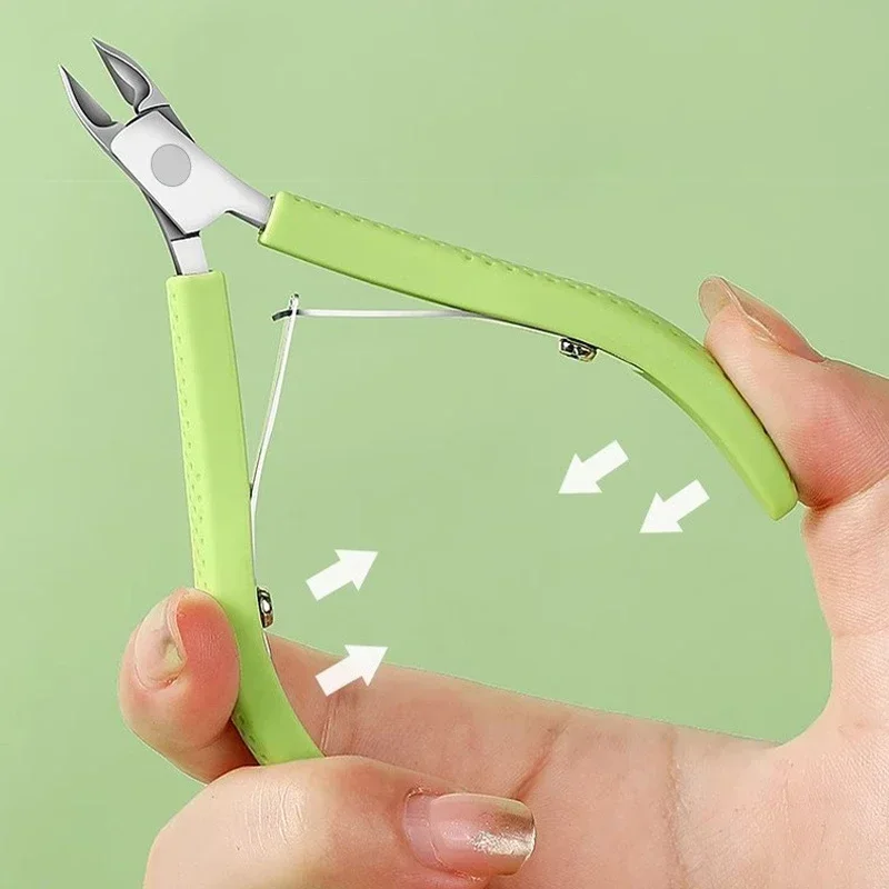 Cuticle Nippers Nail Manicure Cuticle Scissors Clippers Trimmer Dead Skin Remover Pedicure Stainless Steel Cutters Tool