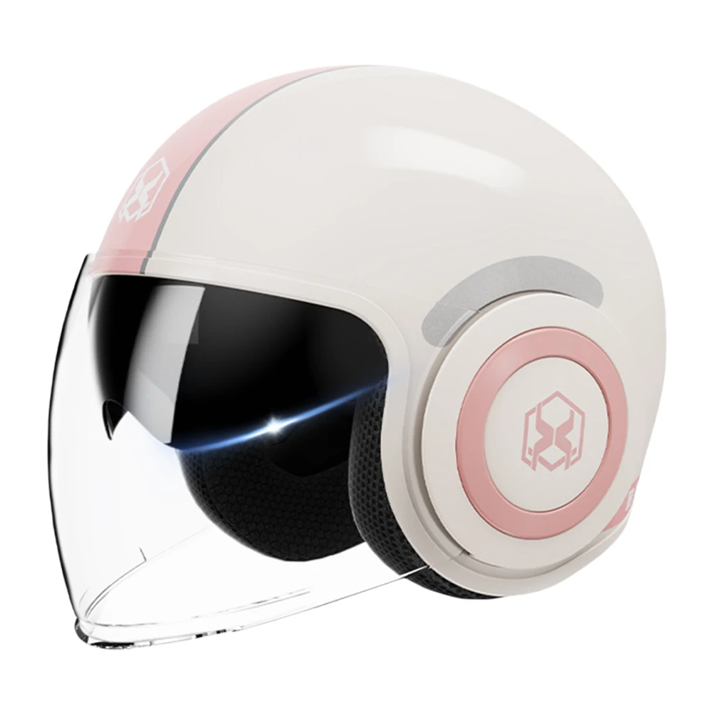 Demi-casque chaud à visière solaire, anti-UV, anti-absorbe ouissement, visage ouvert, vélo, scooter, scooter, RL, UTV, accessoires de pare-brise