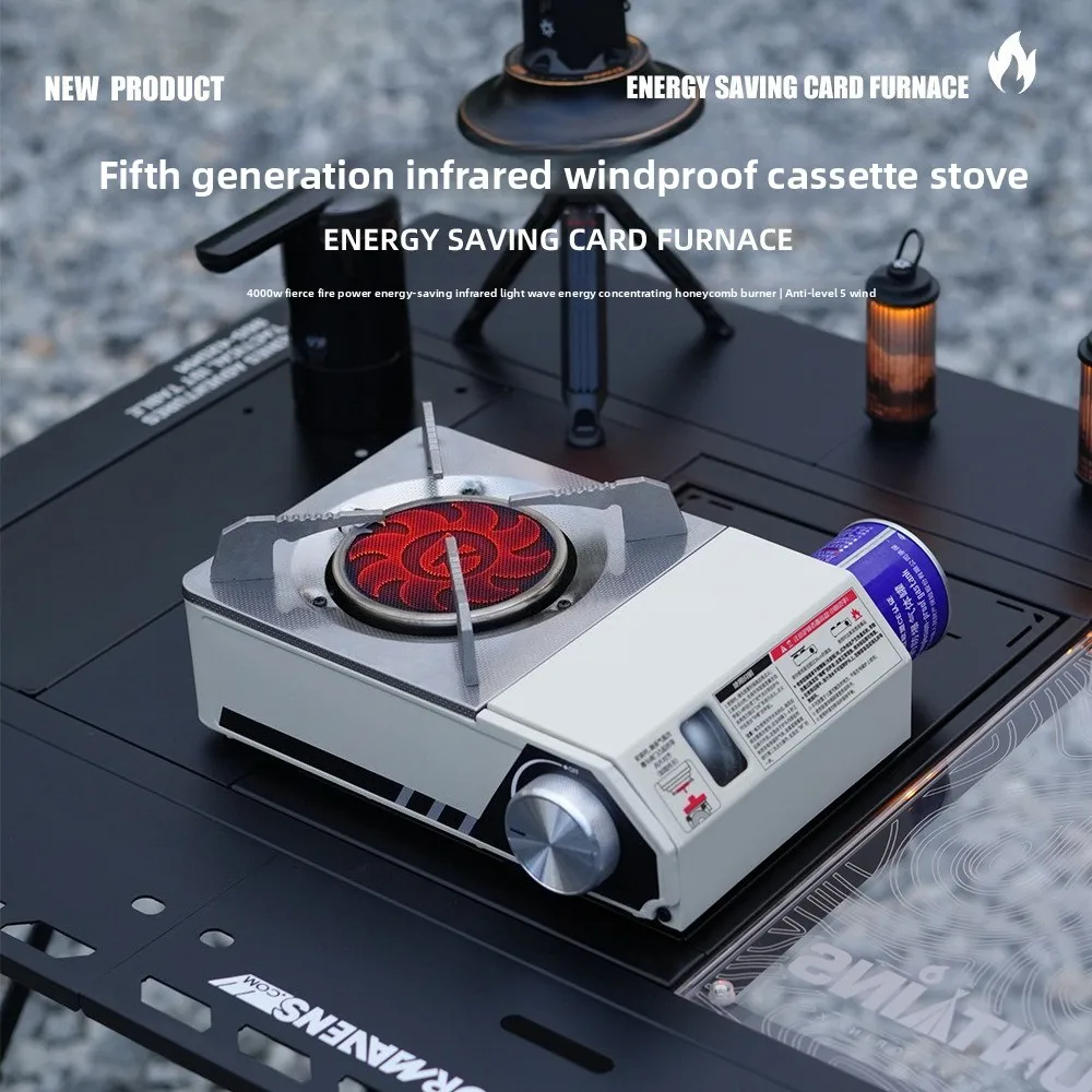 Infrarot winddicht Kassette Herd Outdoor Picknick tragbare Camping Herd Haushalt explosionsgeschützte Gas energiesparende Herd