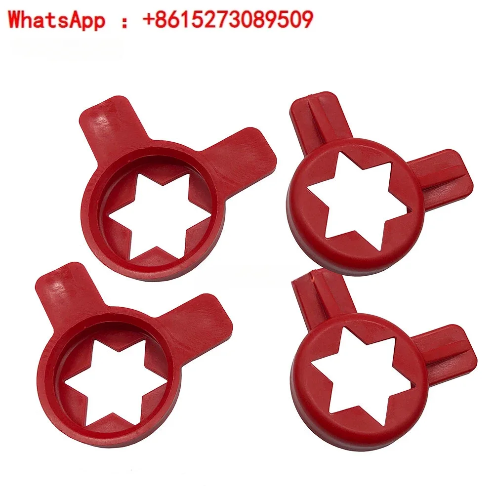 4Pcs  Ice Cream Machine Parts Modeling Cap Flower Mouth For TAYLOR 708 602 8757 716 339 Ice Cream Machine Replacement