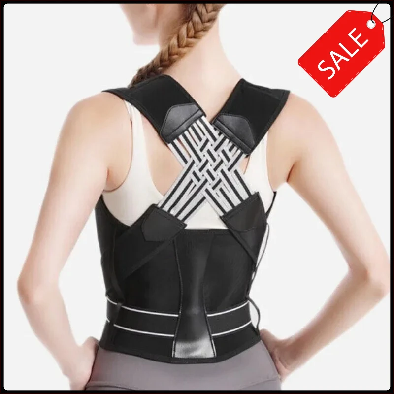 Adjustable Posture Corrector Shoulder Brace Back Spine Support Belt Unisex Yoga Gym Correction Corset Men Women