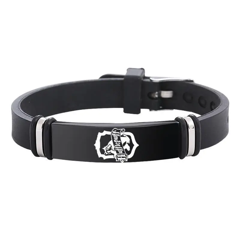 Pulsera de Harry Potter, Slytherin Hogwarts, Acero de Titanio, Gryffindor, Regalo de Cumpleaños