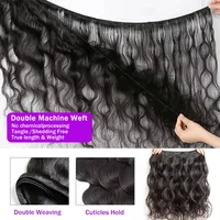 Body Wave Bundles Human Hair 1/3/4 Bundles Human Hair Natural Black Color Brazilian Virgin Weave Bundles Hair Extensions 4