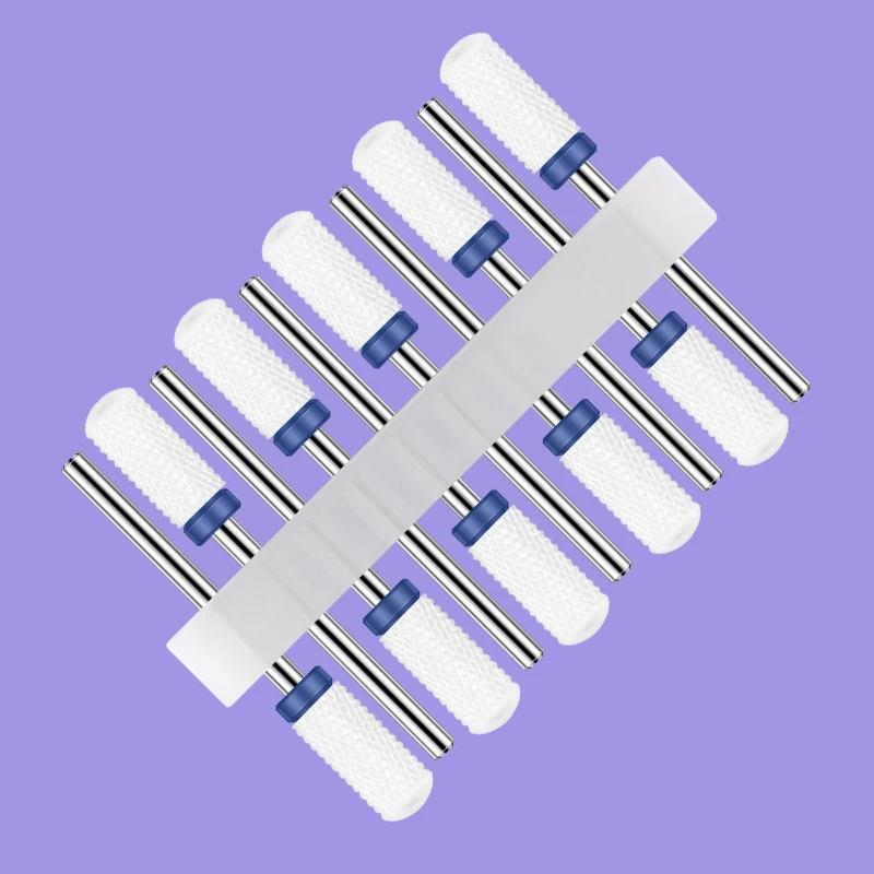 10 Chiếc Gốm Carbide Dao Phay Cho Móng Tay Nail Khoan Bộ Gel Ba Lan Loại Bỏ Dâu Tây Điện Dũa Móng Tay Dụng Cụ