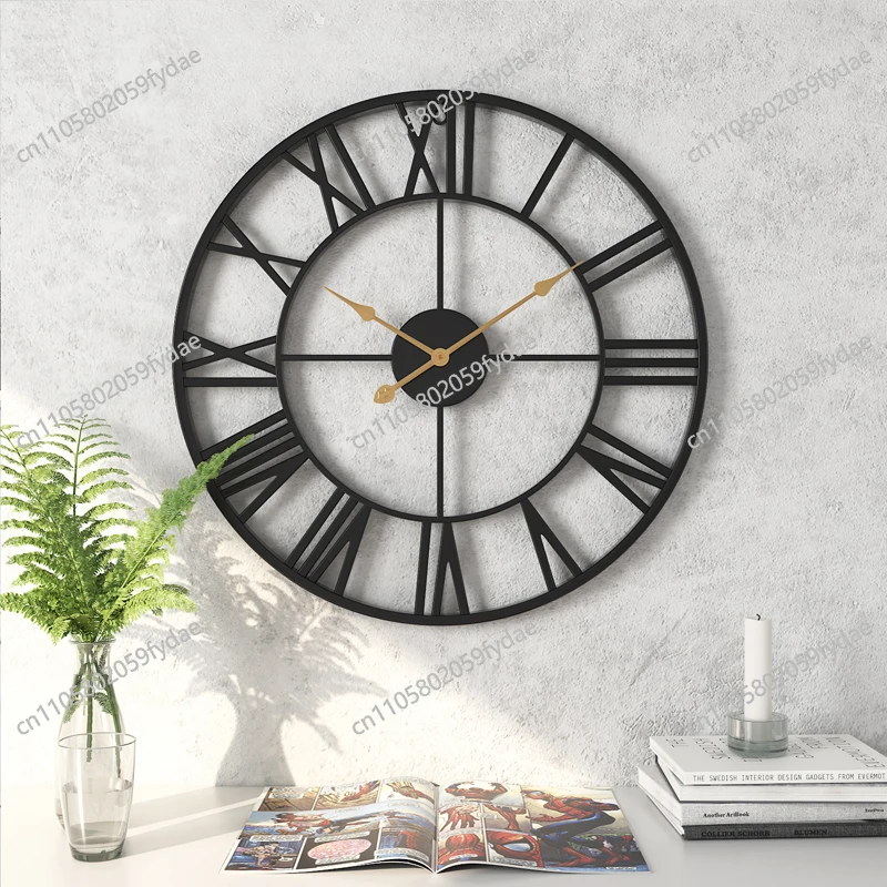 Bedrooms Round Clock Wall Aesthetic Modern Cute Minimalist  Wall Watch Digital Alarm Orologio Da Parete Home Decoration