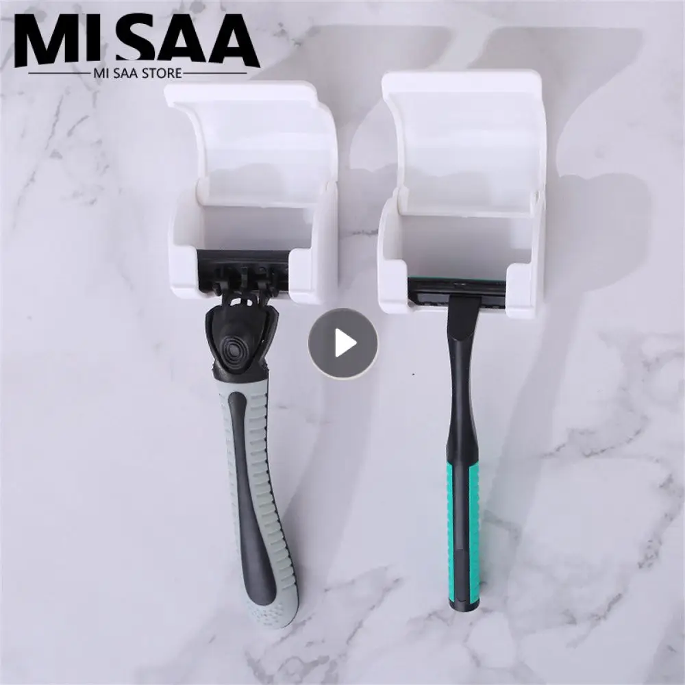 Storage Box Fashion Convenient Dust-proof Durable Household Storage Rack Simple Practical Portable Bathroom Razor Safety Hook Up