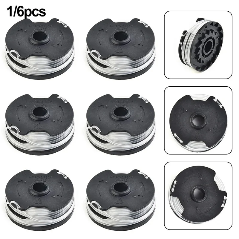 

AB34-6Pcs Thread Spools For LIDL/Parkside Cordless Grass Trimmer PRTA 20-Li A1 B2 C3 String Garden Tool Replacement Part