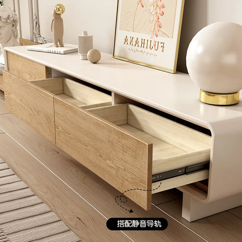 Mobile Theater Tv Stands Solid Wood Console Salon Pedestal Luxury Computer Tv Stands Display Moveis Para Casa Hotel Furniture image 4