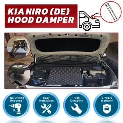 for Kia Niro (DE) 2016-2020 Auto Front Hood Bonnet Modify Gas Struts Lift Support Shock Dampers  Absorber Accessories