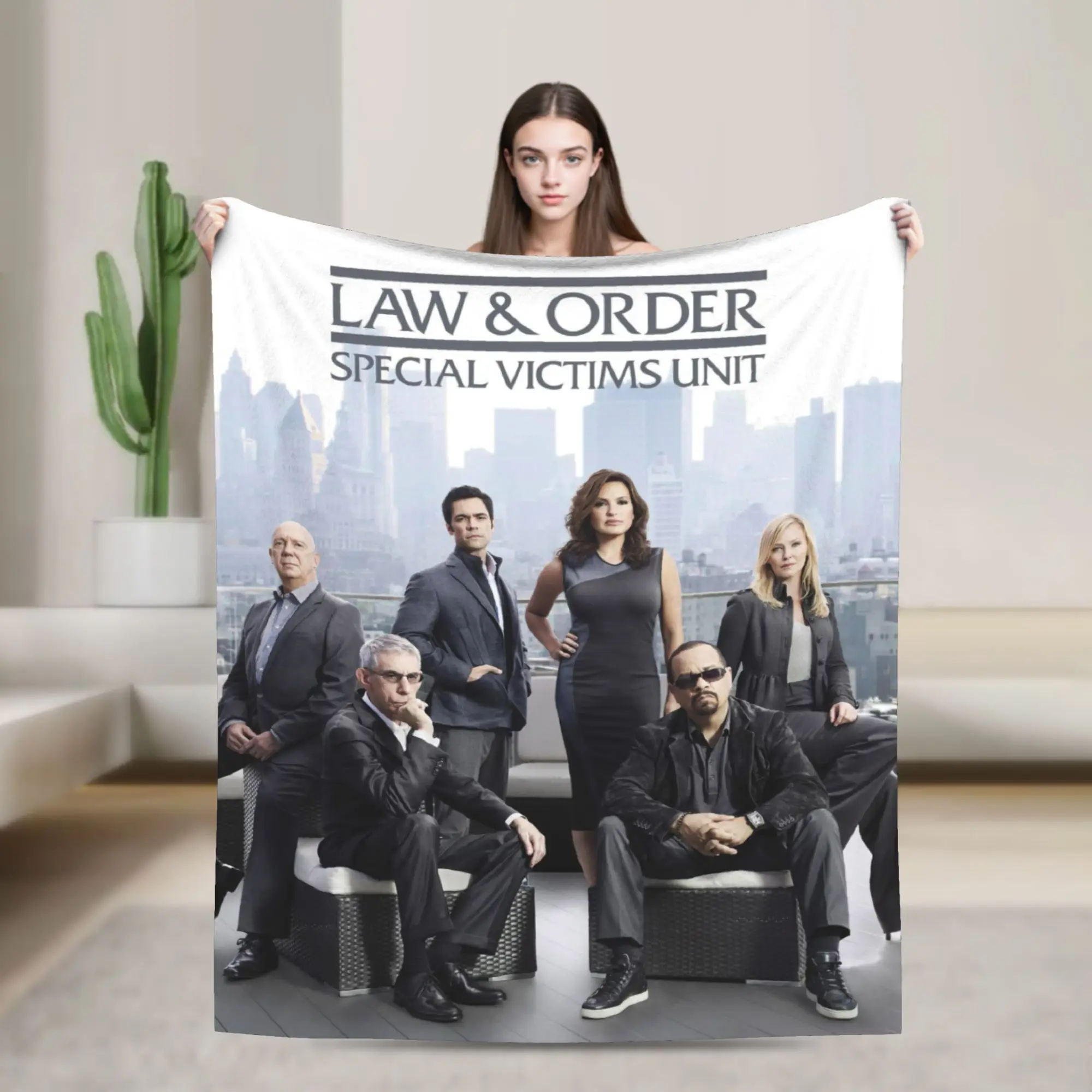 Super Soft Law Order SVU Throw Blanket Premium Fleece Flannel Lightweight  Bed Blanket Warm Plush Blankets All Season Use