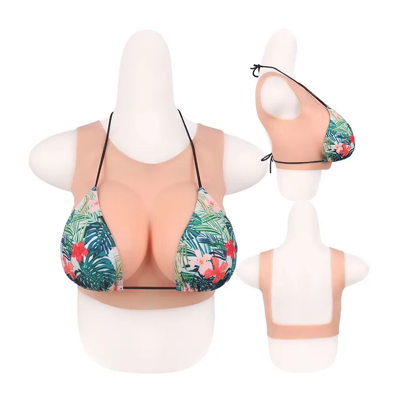 

Realistic Silicone Breast Forms for Crossdresser Trans Cosplay Enhance Fake Boob with Skin Nipple Areola Plump Soft Shake Effect