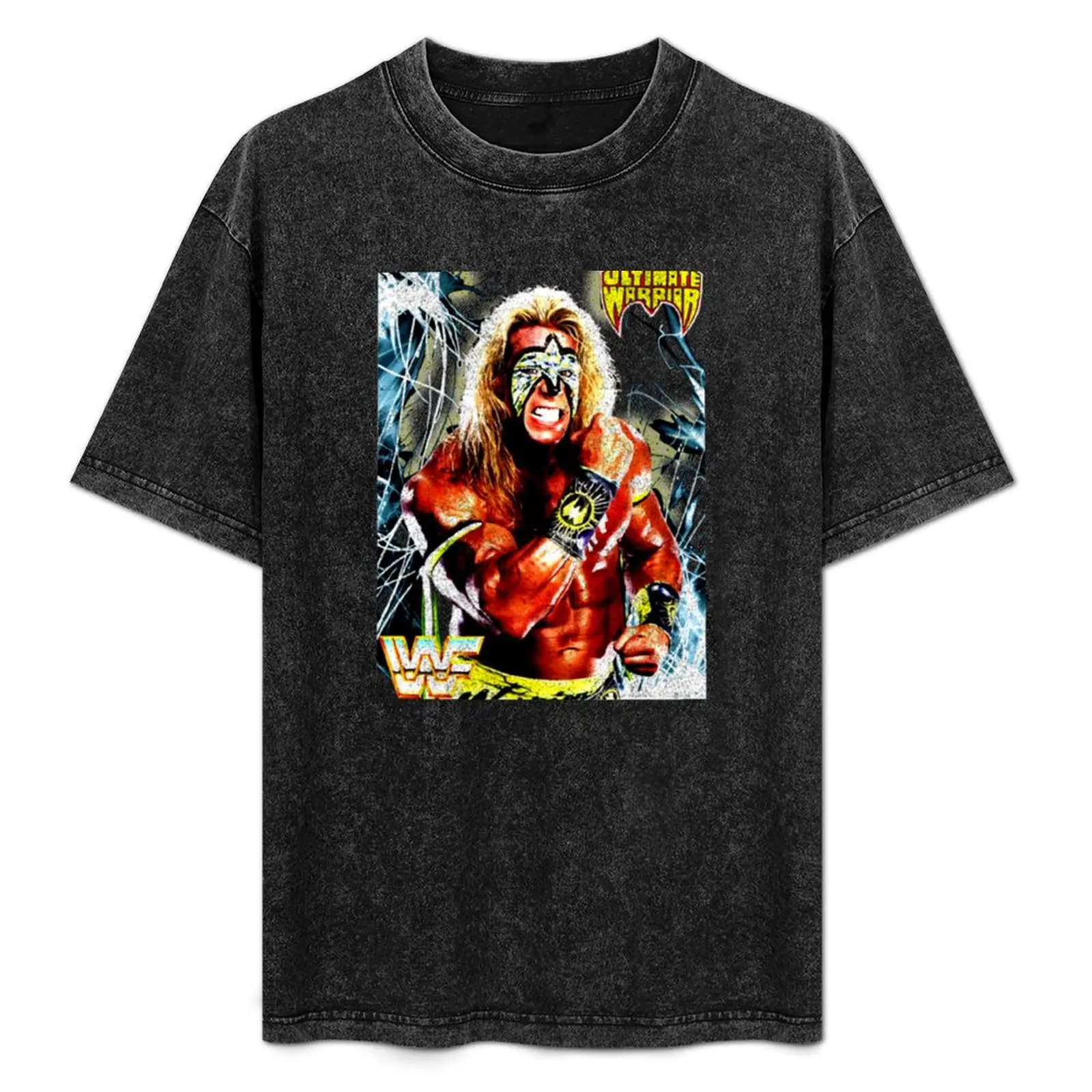 

Retro 90's Style Warrior Wrestling T-Shirt Short sleeve tee anime t shirts vintage clothes vintage mens big and tall t shirts
