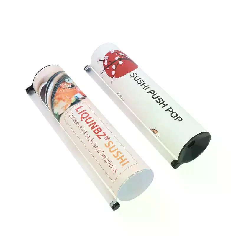 1Pc Food Grade Sushi Paper Tube Sushi Push Mold Quick Sushi Maker DIY Sushi Roller For Home Restaurant Cuisine Making Tool