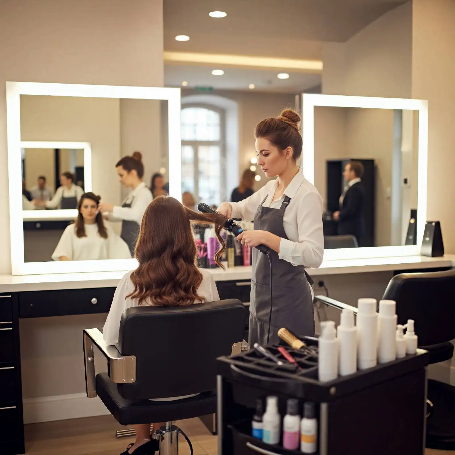 YAWEEN 32 مللي متر 38 مللي متر مموج الشعر الكهربائي للنساء المهنية السيراميك مكواة تجعيد قابل للتعديل درجة الحرارة تصفيف الشعر أداة