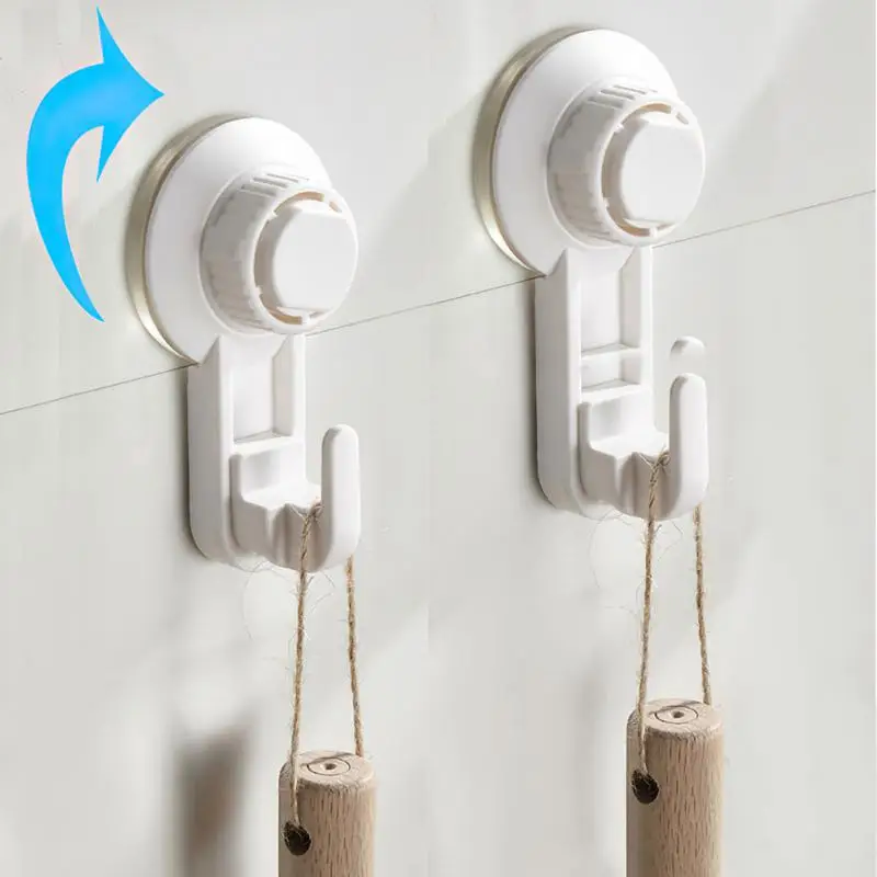 Strong Suction Cup Hooks Strong Self Adhesive Door Wall Vacuum Hooks Clothes Towel Hangers Hooks Towel Racks Multi-Purpose Hooks