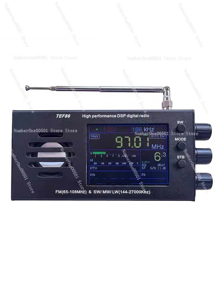 

Tef86 Высокопроизводительное цифровое радио DSP Авиационный приемник Коротковолновое радио