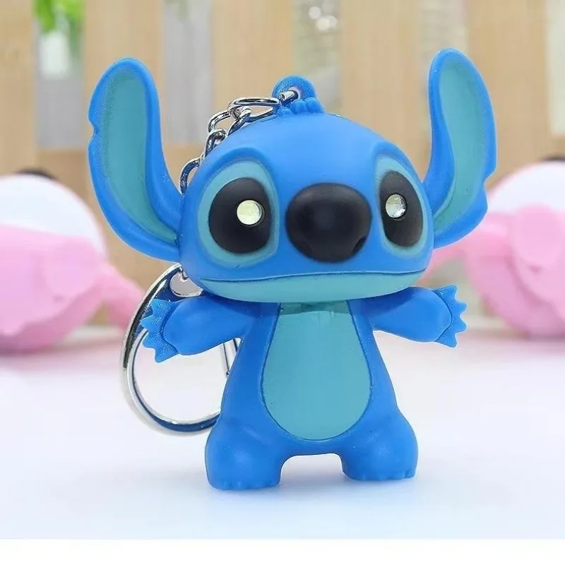 Cartoon Animation Disney Lilo & Stitch Cake Decoration Ornaments Glowing Sound Doll Children Boy Birthday Party Cake Plugin