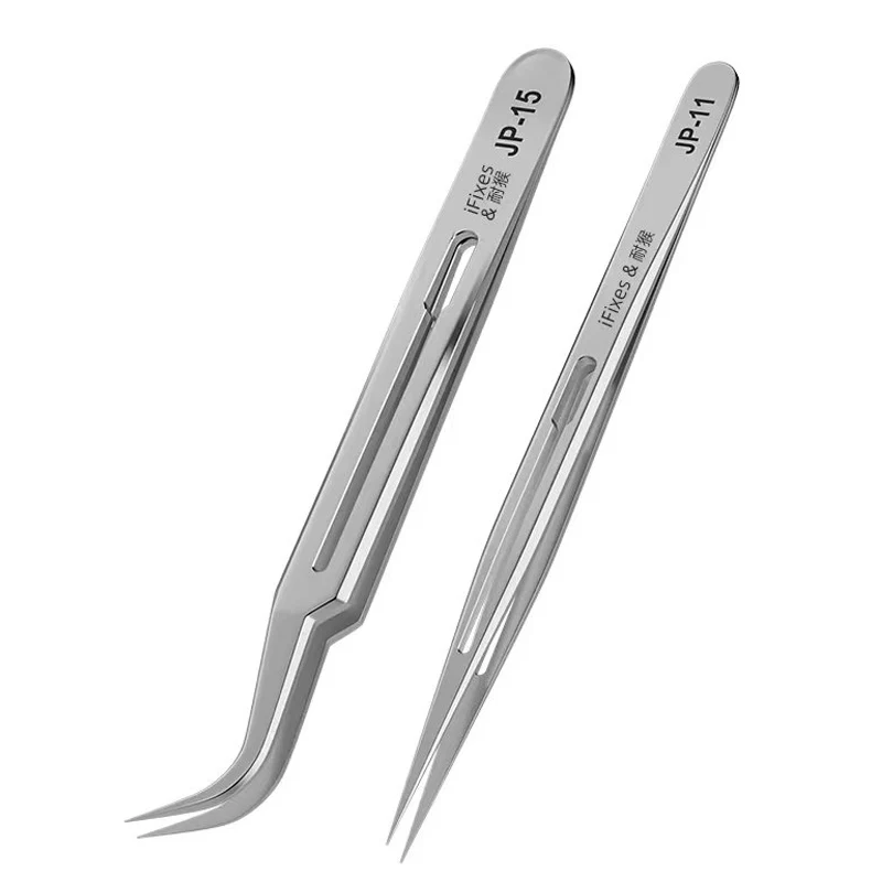 

High-Precision Manual Tweezers/Mobile CPU Repair/Jump Wire Tweezers/Industrial Grade Stainless Steel Tweezers IFixes /JP Series