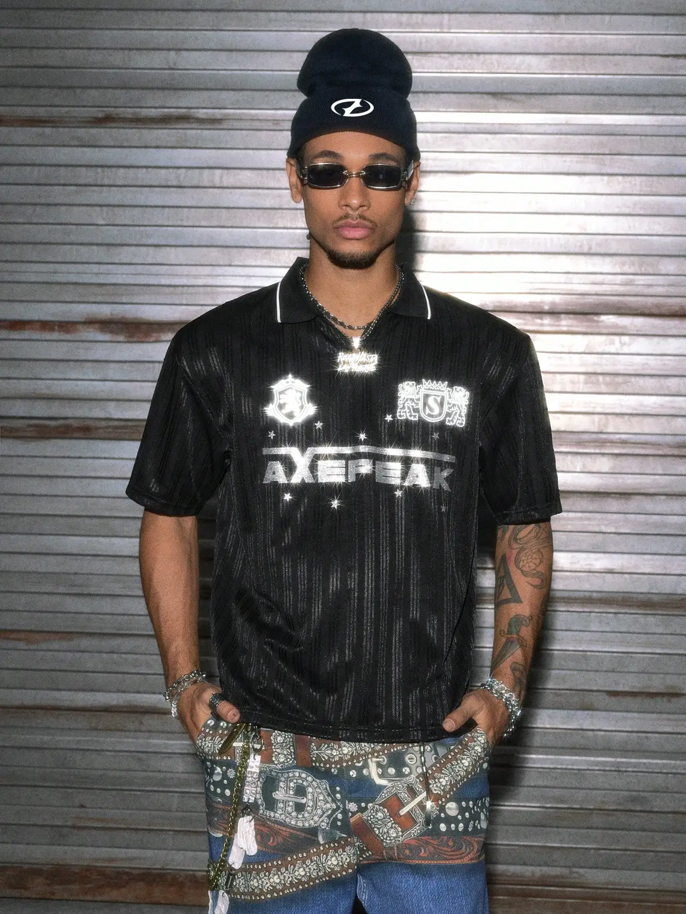 

Мужская футболка-поло с графическим принтом, короткий рукав, повседневный стиль, уличный стиль, летняя одежда