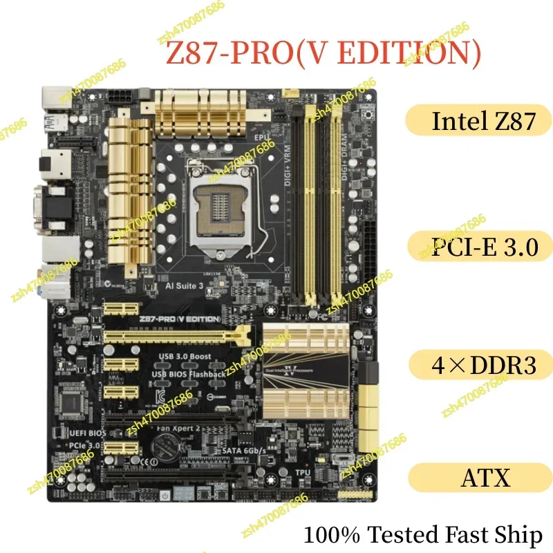 For Asus Z87-PRO V …