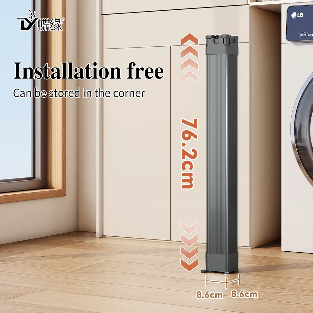 

Сушилка для одежды в виде осьминога, складная подставка, портативная сушилка, подвесная стойка для белья на балконе, вращающаяся металлическая сушилка