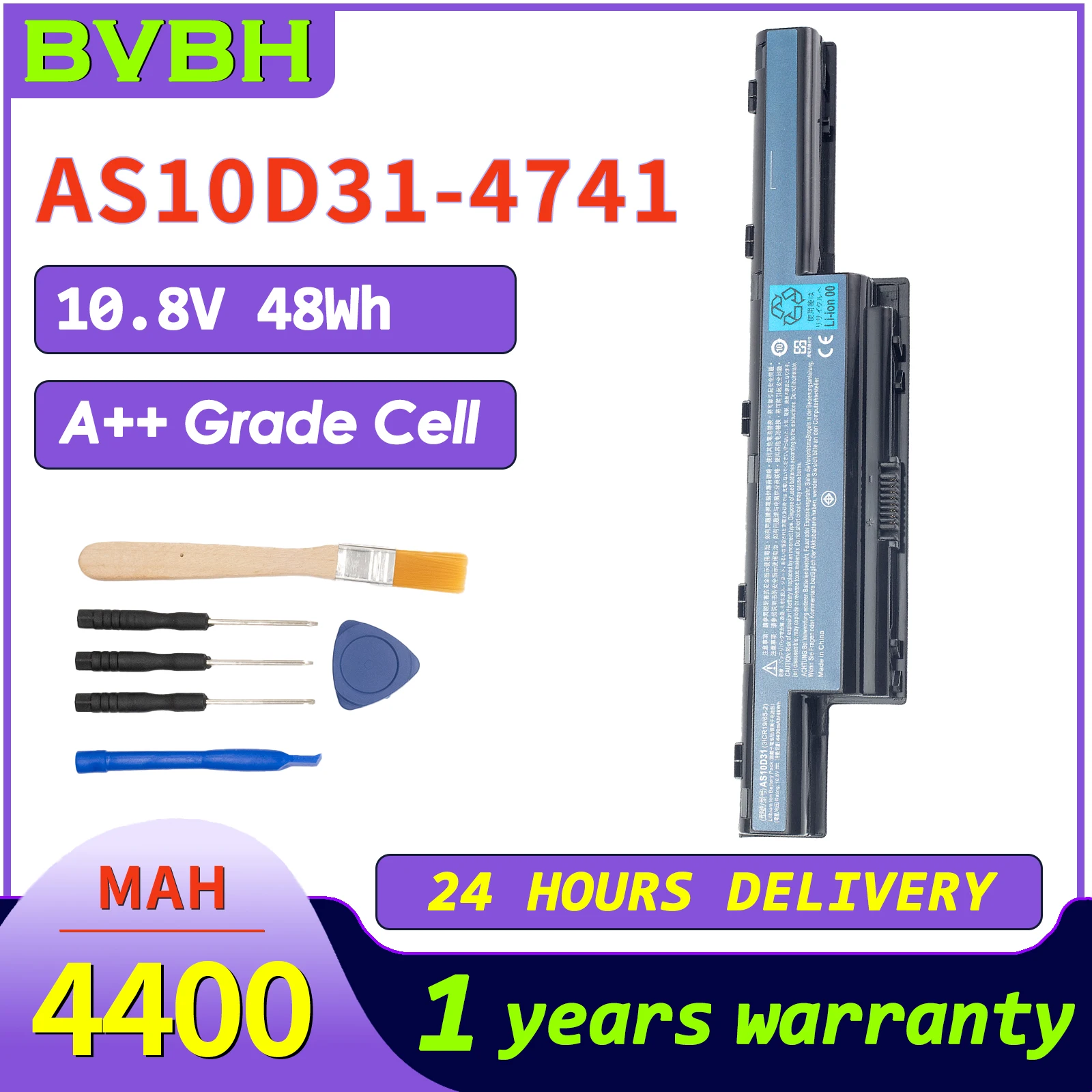 

BVbh AS10D31-4741 Laptop Battery for Acer Aspire 4551 5336 5342 5349 series 5742G 5742Z 5742ZG 5749 Battery