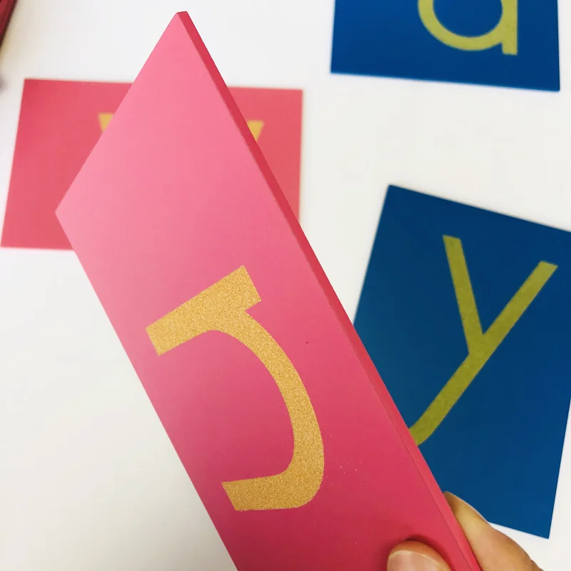 Sandpaper Letters Tracing Game for Children Montessori Educational Learning Toys Language Teaching Aids Alphabet Puzzles - view 5