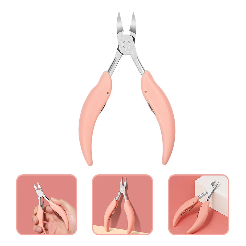 Obcinacz do skórek, obcinacz do paznokci z podwójną sprężyną, ergonomiczny przyrząd do pedicure i manicure, narzędzie do pielęgnacji paznokci, obcinacz do skórek, narzędzie do pedicure.