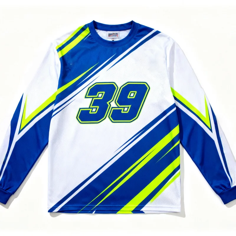 

Мужские гоночные майки с длинными рукавами с 3D-принтом: синие — тематические с цифрами 91 и 39 идеально подходят для гоночных команд