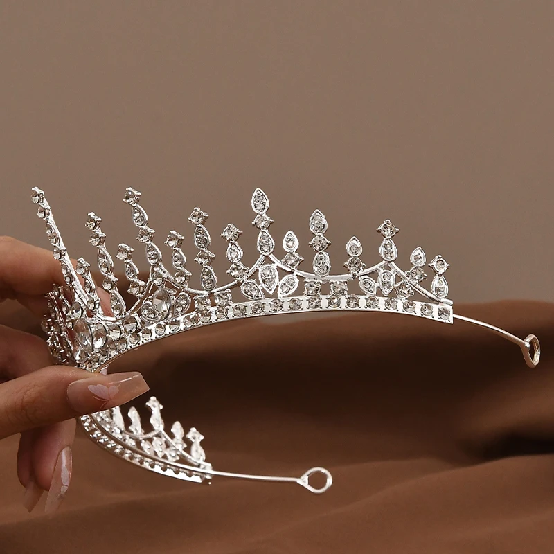 Baroque Vintage Luxury Crown Wedding Headwear For Girl Women\'s Birthday Party  Princess Children\'s Hair Jewelry Accessories