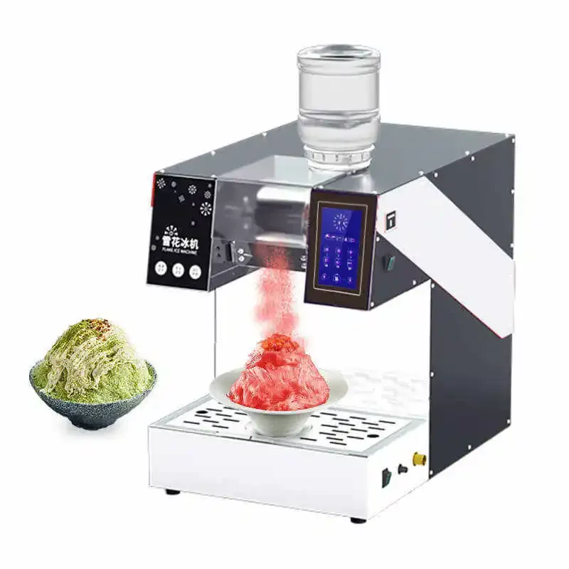 110V 220V Bingsu Shaved Machine Electric Snow Cone Ice Shaver Maker Shaved Snow Flake Machine