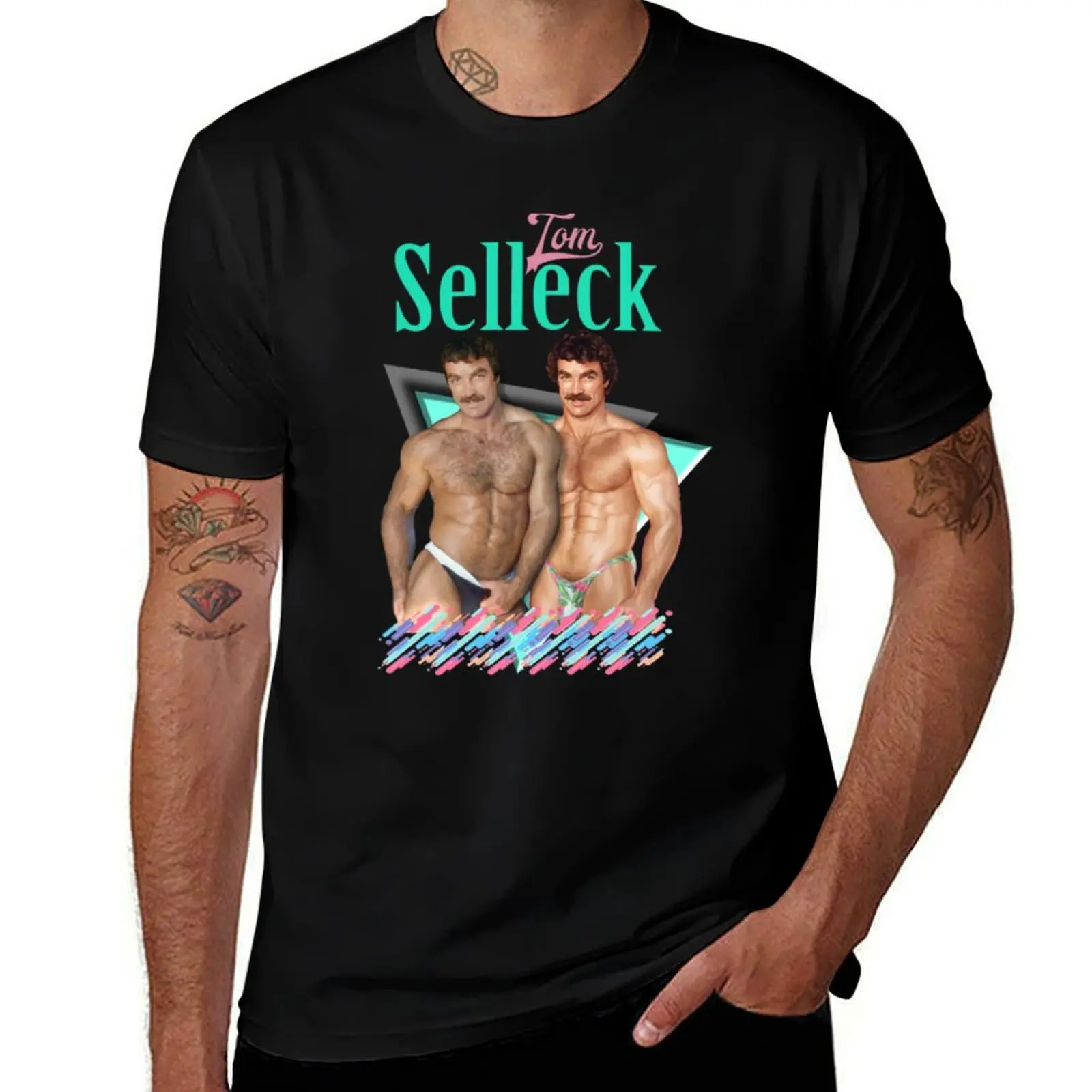 Tom Selleck T-Shirt Creative Graphic Tee Shirt