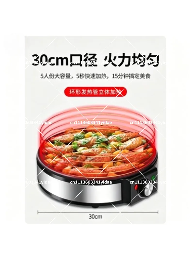 Non-Stick Electric Pancake Maker for Home - Easy Clean Griddle, Egg Cake Machine