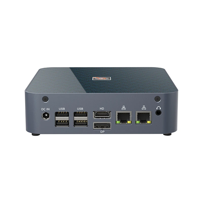BEBEPC Mini PC da gioco con AMD R7 7840HS 16Gb LPDDR5 integrato Supporto Computer WiFi6 con 2xLAN 4xUSB3.0 2xUSB2.0 Win10Pro Ready