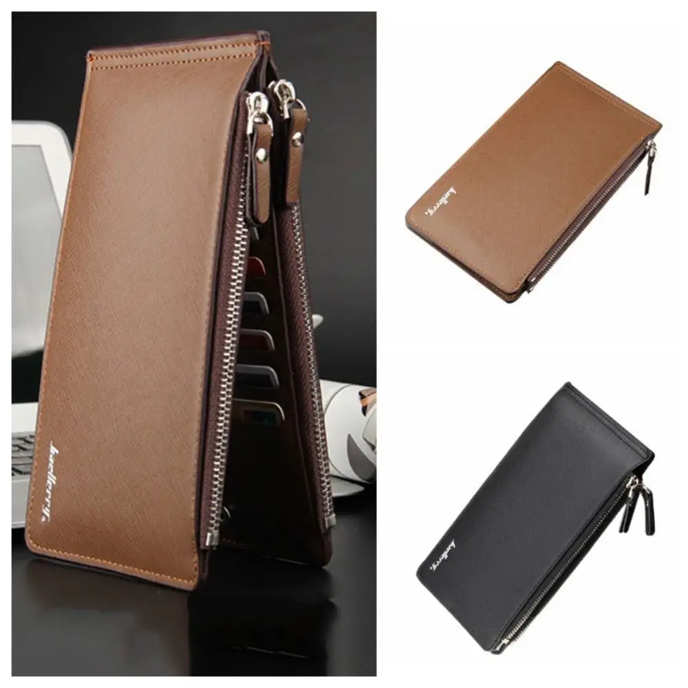 

Multifunctional 16 Slots Card Holders Simple Large Capacity Foldable Cash Coin Purse Zipper Wallet Credit Card Holders Ladies