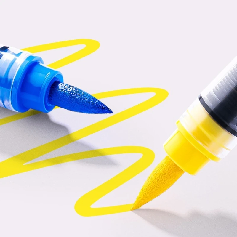 24-80Colors Acrylic Marker Brush Pens Paint Art Markers for Rock Painting Stone Ceramic Glass Wood Professional Art Supplies Kit