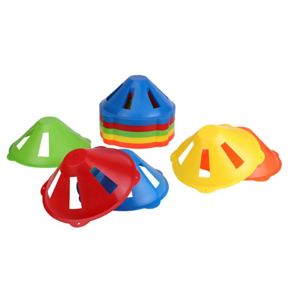 Anti-cracking  Practical Pressure Resistant Cones Marker Discs Ultralight Training Sign Hollow Design   Training Accessory