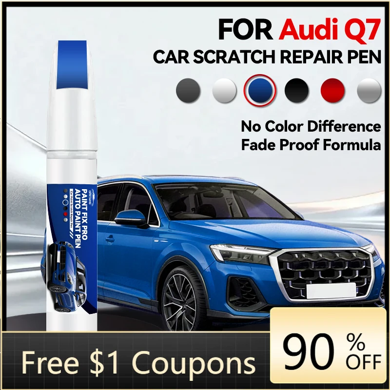 

Автомобильные аксессуары для Audi Q7 2005-2025 4L 4M: Карандаш для ремонта краски, средство для удаления царапин, DIY автоаксессуары, черный, белый, B