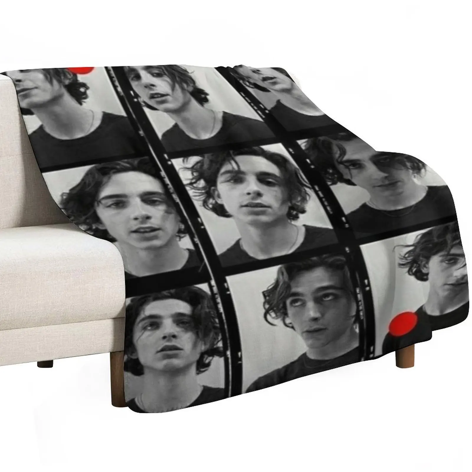 Timoth??e Chalamet Throw Blanket couch cozy soft plush fuzzy picnic outdoor blanket