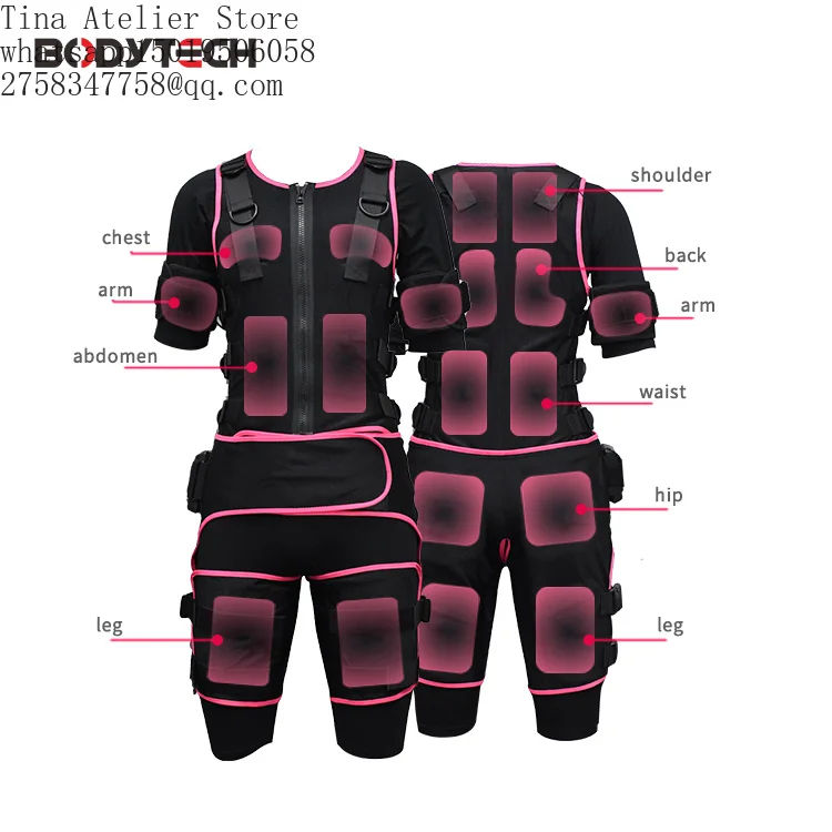 New Design Body Aesthetic Electrostimulation  Wireless Ems Suit Body Shape